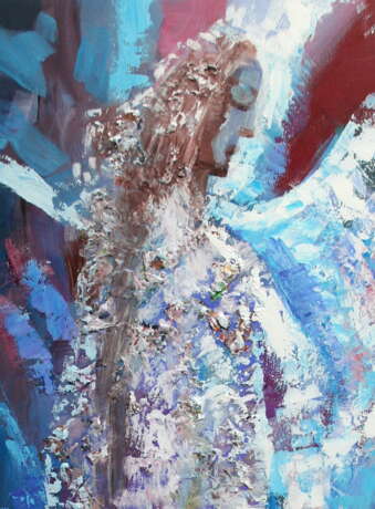 “Alien” Canvas Acrylic paint Modern Mythological 2008 - photo 3