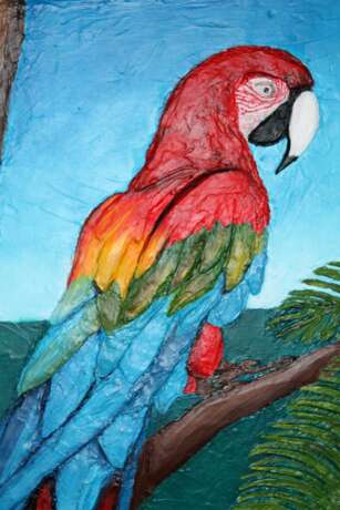 “Macaw Parrot” Mixed media 2018 - photo 4