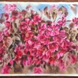 Яблонька Watercolor paper Watercolor Impressionism природа цветы Russia 2022 - photo 2