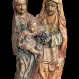 Мария и Анна Bois naturel Peinture polychrome Genre religieux Les Pays-Bas 14 век - photo 1