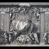Смерть Катона ЖАК ЛЕ ПОТР (1653–1684 ГГ) Papier Radierung Frankreich 17 век - Foto 1