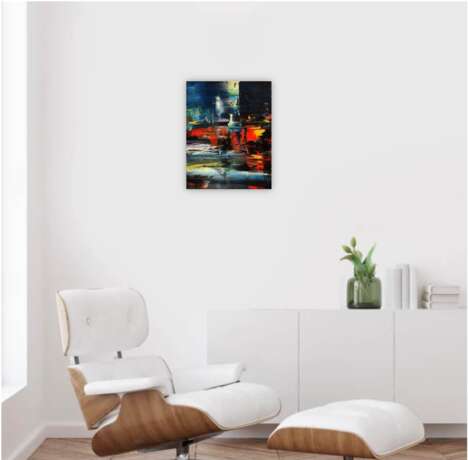 Zeitsprung Canvas Acrylic Abstract Expressionism Абстрактное изображение Прыжок во времени Germany 2014 - photo 2