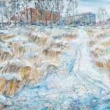 Зима под ногами Leinwand пастозная живопись Realismus Landschaftsmalerei Russland 2019 - Foto 1