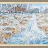 Зима под ногами Canvas пастозная живопись Realism Cityscape Russia 2019 - photo 2