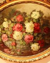 ЯНКОВЪ М.Д. "Натюрморт с розами". Нач. XX в.