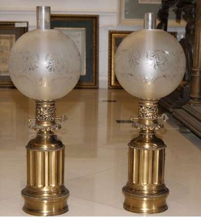 “Lamps pair Europe the late. XIX — early XX century.” неизвестен Mixed media 1880-1910 - photo 1