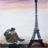 The walk oil pastel Пастель oil crayon Oil pastel Paris um 1900 2022 г. - фото 1