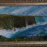 Морские скалы (Нидерланды) Oil paint Impressionism Landscape painting июнь 2012год - photo 1