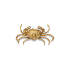 BROCHE CRABE OR