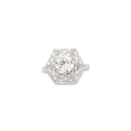 BAGUE DIAMANT DE 1.88 CARAT ET DIAMANTS - photo 1