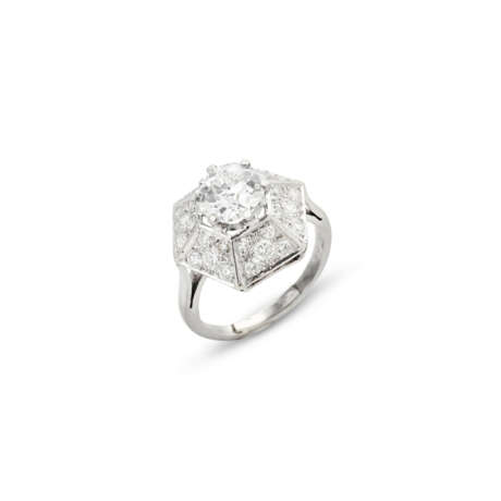 BAGUE DIAMANT DE 1.88 CARAT ET DIAMANTS - фото 2