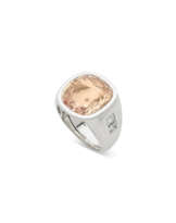 POIRAY BAGUE SAPHIR DE COULEUR ET DIAMANTS
