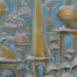 „Dein Winter-Stadt -- Angela Stift.“ Leinwand Ölfarbe Moderne Kunst Landschaftsmalerei 2013 - Foto 2
