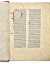 THOMAS AQUINAS (Saint, c. 1225-1274). Summa theologica, secunda pars, secundus liber. Mainz: Peter Schoeffer, 6 March 1467.