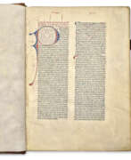 Фома Аквинский. THOMAS AQUINAS (Saint, c. 1225-1274). Summa theologica, secunda pars, secundus liber. Mainz: Peter Schoeffer, 6 March 1467.