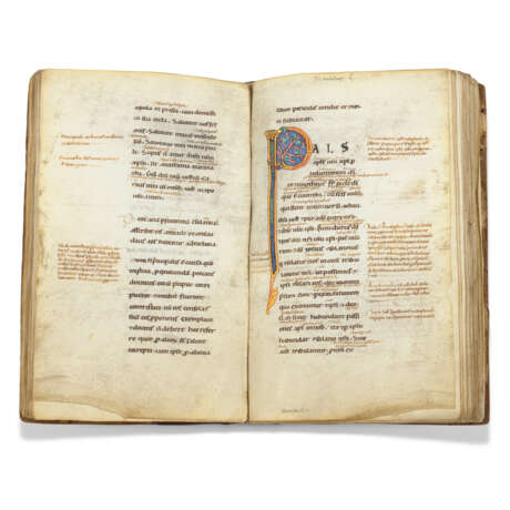 Pauline Epistles, glossed, in Latin, illuminated manuscript ... - фото 1