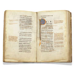 Pauline Epistles, glossed, in Latin, illuminated manuscript ...
