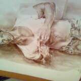 Originalmale torso romanticgay art dry pastel dry Modern art beauty man painting Russia 2022 - photo 3