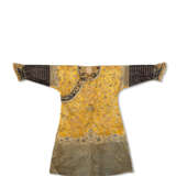 AN EMBROIDERED YELLOW SILK DRAGON ROBE FOR A CHILD, LONGPAO - photo 1