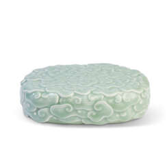 A CELADON-GLAZED 'RUYI CLOUD' PAPERWEIGHT