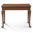 A GEORGE II PADOUK, MAHOGANY AND SYCAMORE CONCERTINA-ACTION CARD TABLE - Auktionspreise