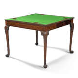 A GEORGE II PADOUK, MAHOGANY AND SYCAMORE CONCERTINA-ACTION CARD TABLE - photo 3