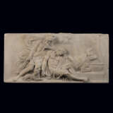 TWO GEORGE III WHITE MARBLE CHIMNEYPIECE TABLETS - photo 4