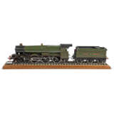 A 31⁄2 INCH GAUGE BRASS AND STEEL MODEL OF THE GREAT WESTERN RAILWAY 4-6-0 KING CLASS LOCOMOTIVE AND TENDER NO. 6000 'KING GEORGE V' - Foto 3