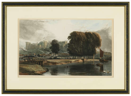 A SET OF TWELVE HAND-COLOURED LITHOGRAPHS OF THE VICINITY OF WINDSOR - photo 4