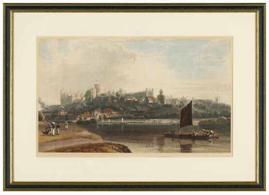 A SET OF TWELVE HAND-COLOURED LITHOGRAPHS OF THE VICINITY OF WINDSOR - фото 5