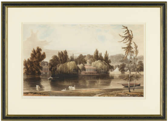 A SET OF TWELVE HAND-COLOURED LITHOGRAPHS OF THE VICINITY OF WINDSOR - Foto 11