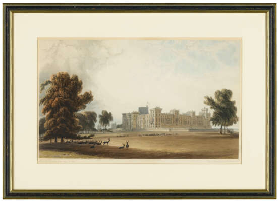 A SET OF TWELVE HAND-COLOURED LITHOGRAPHS OF THE VICINITY OF WINDSOR - фото 13
