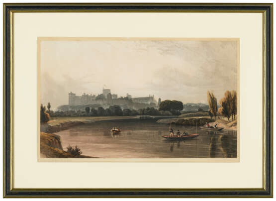 A SET OF TWELVE HAND-COLOURED LITHOGRAPHS OF THE VICINITY OF WINDSOR - фото 15