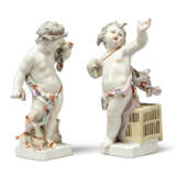 FOUR BERLIN PORCELAIN FIGURES OF PUTTI EMBLEMATIC OF THE ELEMENTS - Foto 4