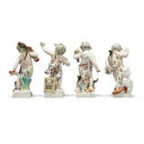 FOUR BERLIN PORCELAIN FIGURES OF PUTTI EMBLEMATIC OF THE ELEMENTS - photo 6