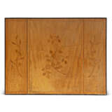A GEORGE III FLORAL MARQUETRY, AMARANTH-CROSSBANDED HAREWOOD PEMBROKE TABLE - photo 4