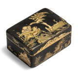 TWO JAPANESE LACQUER INCENSE BOXES (KOGO) AND A FOUR-CASE LACQUER INRO - фото 7
