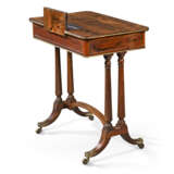 A REGENCY BRASS-MOUNTED BRAZILIAN ROSEWOOD CHAMBER OR WRITING TABLE - фото 3