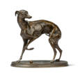 AN BRONZE MODEL OF A GREYHOUND - Auction archive