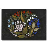 A GROUP OF FOUR RECTANGULAR FLORAL PIETRA DURA PAPERWEIGHTS AND PANELS - фото 5