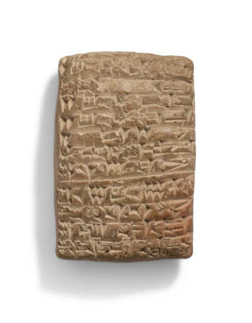 A SUMERIAN CLAY CUNEIFORM TABLET - Foto 1