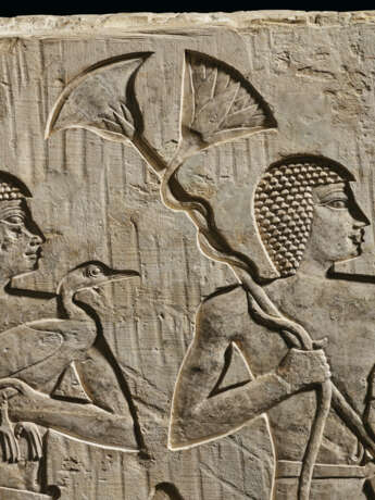 AN EGYPTIAN LIMESTONE RELIEF - photo 10