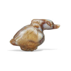AN ELAMITE BANDED AGATE DUCK