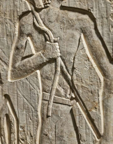 AN EGYPTIAN LIMESTONE RELIEF - фото 15