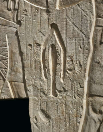 AN EGYPTIAN LIMESTONE RELIEF - фото 16