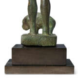 AN EGYPTIAN BRONZE HORUS THE BEHDETITE SPEARING SETH - photo 5