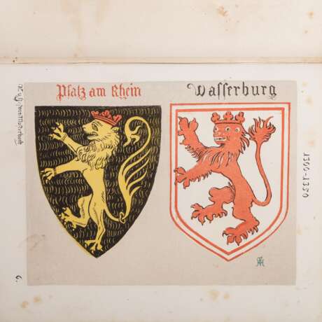 Otto Titan von Hefner (Hrsg), "Heraldisches Original-Musterbuch - фото 3