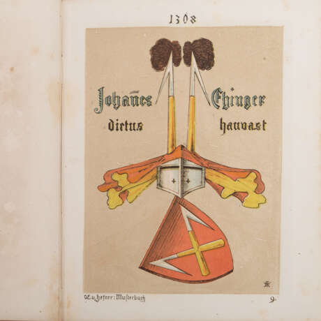 Otto Titan von Hefner (Hrsg), "Heraldisches Original-Musterbuch - photo 4