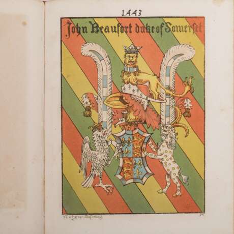 Otto Titan von Hefner (Hrsg), "Heraldisches Original-Musterbuch - Foto 5