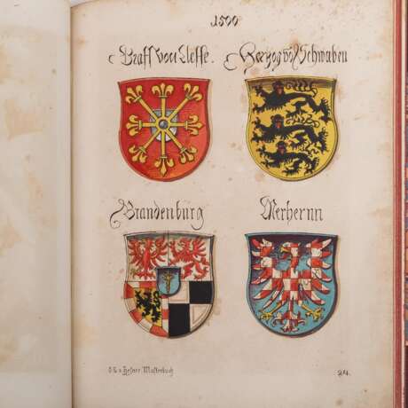Otto Titan von Hefner (Hrsg), "Heraldisches Original-Musterbuch - photo 6